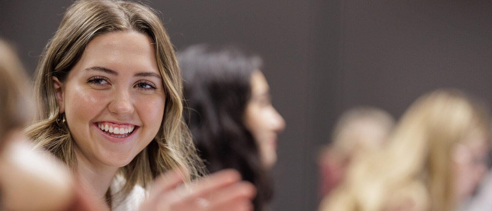 Female Student Smiling